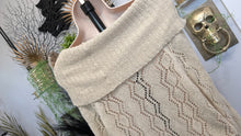 Load image into Gallery viewer, APT.9 Ivory Off Shoulder Knit Sweater LG
