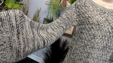 Load image into Gallery viewer, "It's Our Time" Grey Tunic Sweater MD
