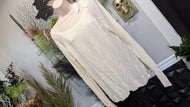 Nordstrom Lingerie Ribbon Back Sweater LG