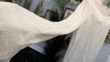 Load image into Gallery viewer, Nordstrom Lingerie Ribbon Back Sweater LG
