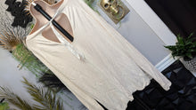 Load image into Gallery viewer, Nordstrom Lingerie Ribbon Back Sweater LG
