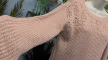 Load image into Gallery viewer, St. John's Bay Dusty Rose Sweater SM
