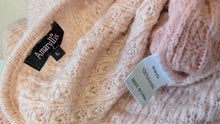 Load image into Gallery viewer, Amaryllis Pink Waffle Sweater LG
