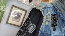 Load image into Gallery viewer, Headrush Men's "Wrecking Crew" Denim Moto Jacket LG
