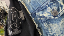 Load image into Gallery viewer, Headrush Men's "Wrecking Crew" Denim Moto Jacket LG
