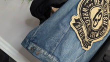 Load image into Gallery viewer, Headrush Men's "Wrecking Crew" Denim Moto Jacket LG
