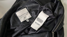 Load image into Gallery viewer, Bagatelle Black Pu Leather Moto Jacket LG
