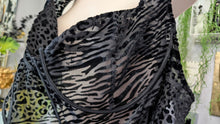 Load image into Gallery viewer, Pretty Little Thing Black Leopard Flocked Print Corset Bra Top sz22/2XL NWT
