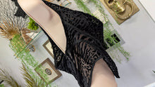 Load image into Gallery viewer, Pretty Little Thing Black Leopard Flocked Print Corset Bra Top sz22/2XL NWT
