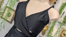 Load image into Gallery viewer, Aerie Black Tie Wrap Swim Bathing Suit LG NEW
