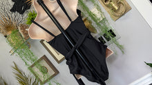 Load image into Gallery viewer, Aerie Black Tie Wrap Swim Bathing Suit LG NEW
