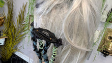 Load image into Gallery viewer, Aqua &amp; Mint Dread Lock Hair Clip Extensions (1pc)
