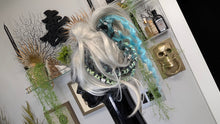 Load image into Gallery viewer, Aqua &amp; Mint Dread Lock Hair Clip Extensions (1pc)

