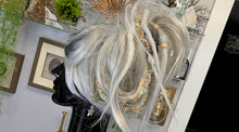 Load image into Gallery viewer, Tan &amp; Mint Dread Lock Hair Clip Extensions (1pc)
