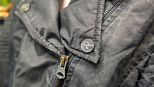 Load image into Gallery viewer, Drei Master German Distressed Denim Jacket LG
