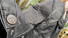 Load image into Gallery viewer, Drei Master German Distressed Denim Jacket LG
