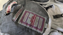 Load image into Gallery viewer, Drei Master German Distressed Denim Jacket LG
