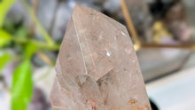 Load image into Gallery viewer, 4" Red Rutilated Smokey Quartz Crystal Tower
