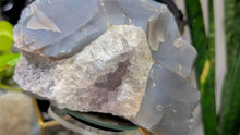 Load image into Gallery viewer, 5" Amethyst and Blue Agate Crystal Cluster

