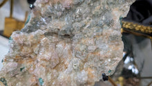 Load image into Gallery viewer, 11" Flower Amethyst Crystal Cluster on Stand
