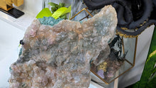 Load image into Gallery viewer, 11" Flower Amethyst Crystal Cluster on Stand
