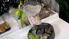 Load image into Gallery viewer, 7" Chlorite Garden Clear Quartz Crystal on Stand
