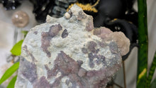 Load image into Gallery viewer, 12" Flower Amethyst Crystal Cluster on Stand
