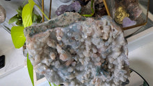 Load image into Gallery viewer, 9" Flower Amethyst Crystal Cluster on Stand
