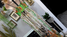 Load image into Gallery viewer, Majora Gold Colorful Accent Maxi Slit Dress MD-LG
