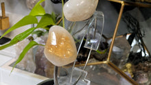 Load image into Gallery viewer, Polished Citrine Crystal Gemstone Stainless Steel Cuff Bracelet

