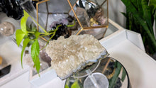 Load image into Gallery viewer, 4" Olive Citrine Crystal Cluster
