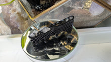 Load image into Gallery viewer, Black Finger Armour with Black Tourmaline Rutilated Quartz
