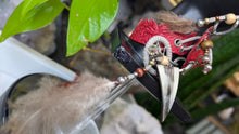 Load image into Gallery viewer, Handmade Adjustable Leather Feather Bone Dreamcatcher Slave Bracelet
