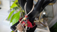 Load image into Gallery viewer, Handmade Adjustable Leather Feather Bone Dreamcatcher Slave Bracelet

