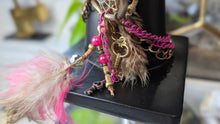 Load image into Gallery viewer, Handmade Adjustable Feather  Dreamcatcher Slave Bracelet
