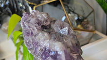 Load image into Gallery viewer, 7" Dark Chunky Brazil Amethyst Crystal Cluster
