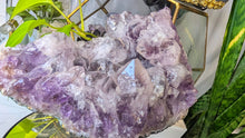 Load image into Gallery viewer, 7" Dark Chunky Brazil Amethyst Crystal Cluster
