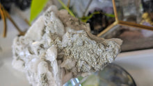 Load image into Gallery viewer, 6" Druzy Snow Calcite Quartz Crystal Cluster
