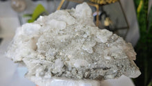 Load image into Gallery viewer, 6" Druzy Snow Calcite Quartz Crystal Cluster
