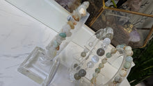 Load image into Gallery viewer, Amazonite &amp; Quartz Crystal Beaded Bracelets (stands included)
