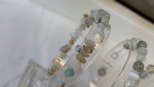 Load image into Gallery viewer, Amazonite &amp; Quartz Crystal Beaded Bracelets (stands included)
