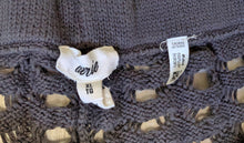 Load image into Gallery viewer, Aerie Grey Mesh Knit Embroidery Shorts XL
