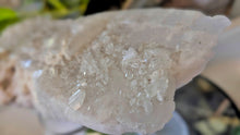 Load image into Gallery viewer, 8" Snow Quartz Druzy Crystal Cluster

