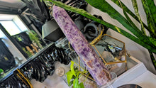 Load image into Gallery viewer, 12" Dream Amethyst Crystal Pillar Tower
