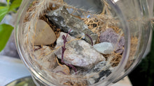 Load image into Gallery viewer, 4" Artificial Moss &amp; Crystal Healing Hanging Sphere
