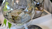 Load image into Gallery viewer, 4" Artificial Moss &amp; Crystal Healing Hanging Sphere
