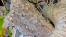 Load image into Gallery viewer, 6" Smokey Clear Amethyst &amp; Goethite Crystal Cluster
