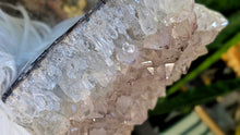 Load image into Gallery viewer, 6" Smokey Clear Amethyst &amp; Goethite Crystal Cluster
