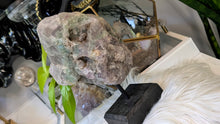 Load image into Gallery viewer, 9" B.C. Rainbow Fluorite Crystal Cluster on Stand
