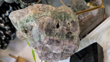 Load image into Gallery viewer, 9" B.C. Rainbow Fluorite Crystal Cluster on Stand

